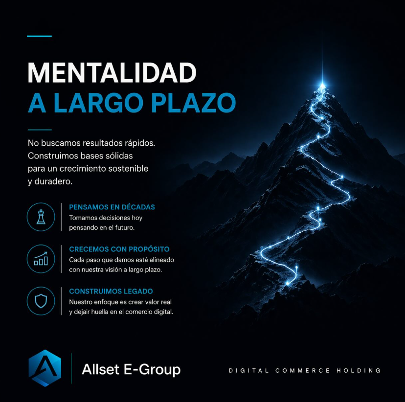 Mentalidad a largo plazo: bases sólidas para un crecimiento sostenible en el comercio digital.